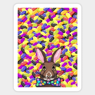 EASTER  Bunny Jelly Beans Sticker